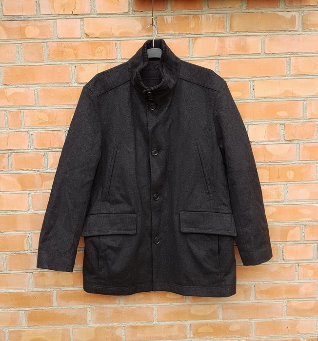 Hugo Boss пальто шерсть і кашемір Оригінал XL - 52