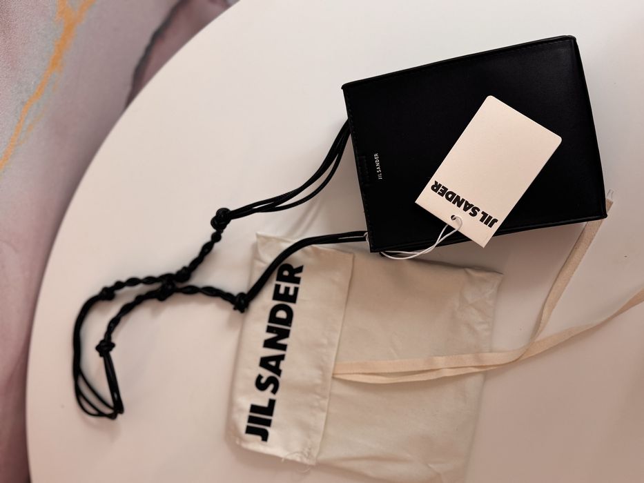 Сумка Jil Sander чорна шкіряна