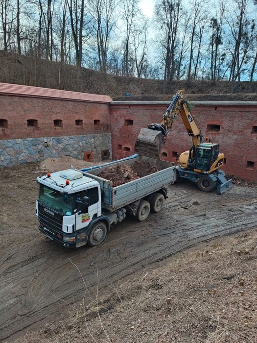 Transport wywrotka, wywrotka, pospółka, żwir , kamień od 3 do 30 ton