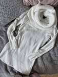 H&M basic s sweter tunika sukienka sweterkowa z golfem