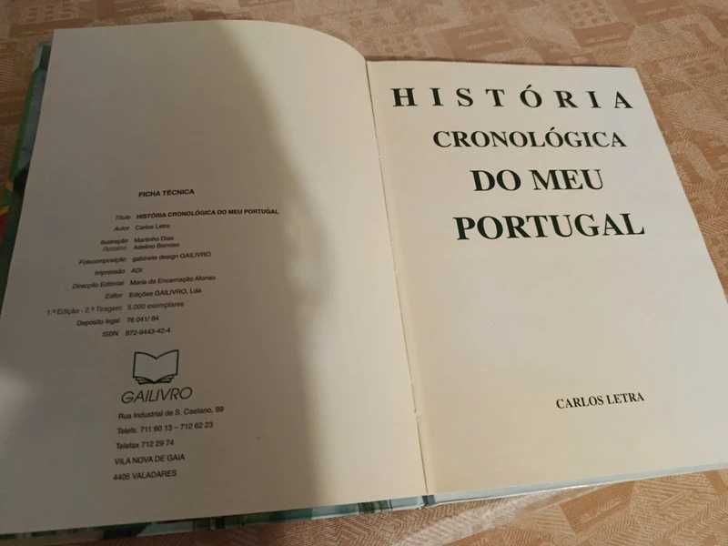 História do meu Portugal, Carlos Letria, Gailivro, 1994