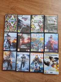 Zestaw 12szt gry komputerowe overwatch battlefield Anthem NFS sims