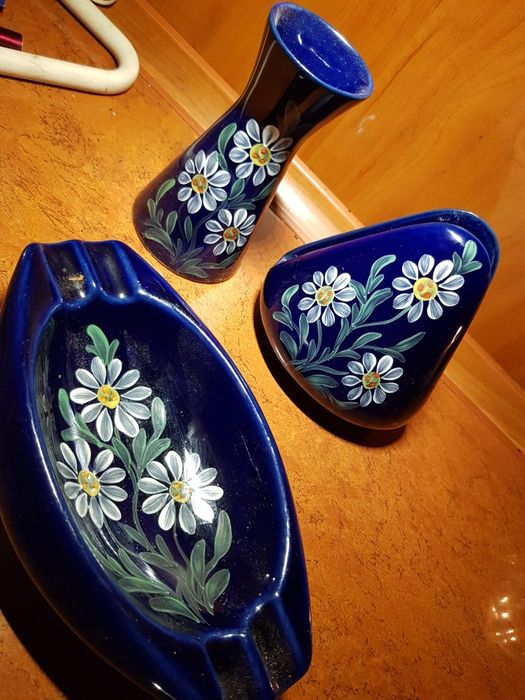 Tułowice Fajana ceramika porcelit serwetownik porcelana