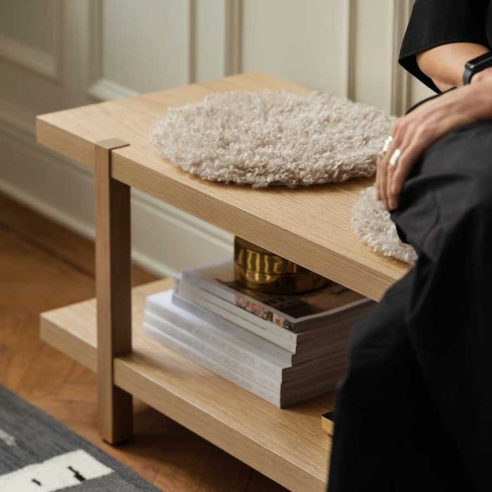 STOCKHOLM 2025 Regał/ławka, okl dęb, 180x41x44 Ikea Nowa