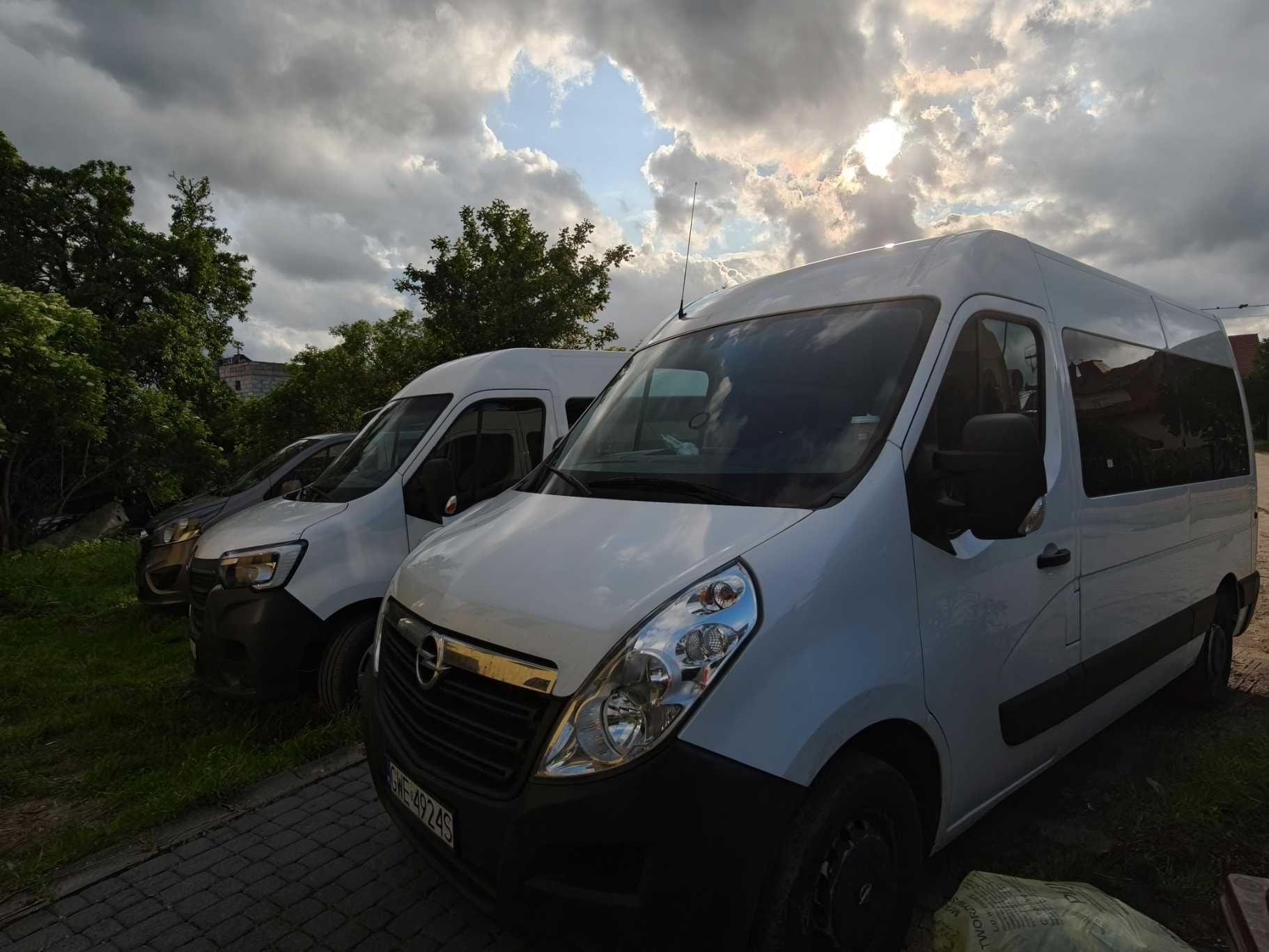 Wynajem busa, bus 9 osobowy, fotele regulowane, dużo miejsca, transpo