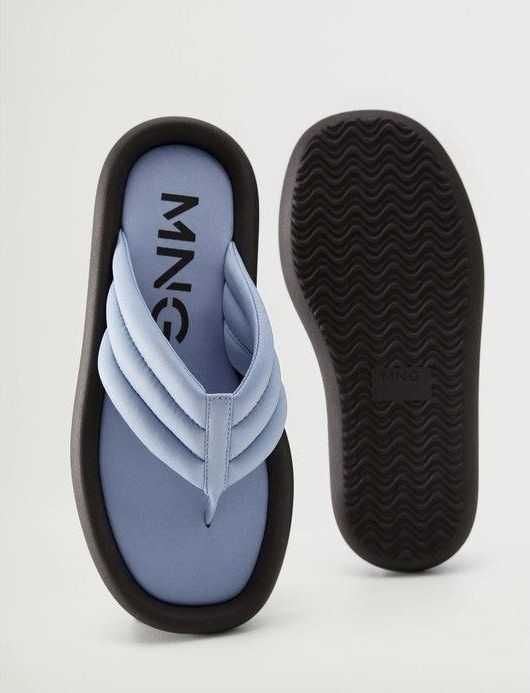 Mango Japonki Pool  Niebieski