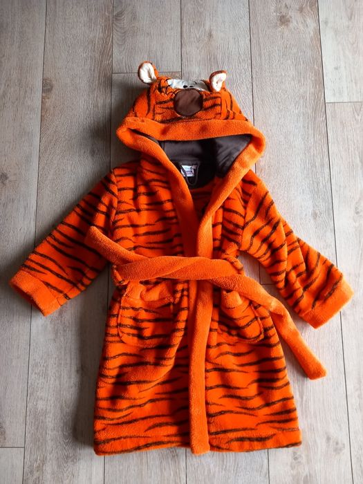 Szlafrok ciepły tygrysek 98