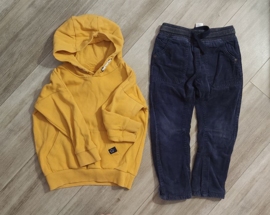 Продам вещи next для мальчика. Вельветовые штаны и батник Некст. 104