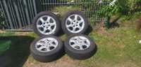 4 Komplety opon letnie na alufelgach mazda 5x114.3