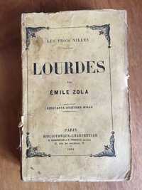 ÉMILE ZOLA - Lourdes - 1a edição (Francesa) - 1894