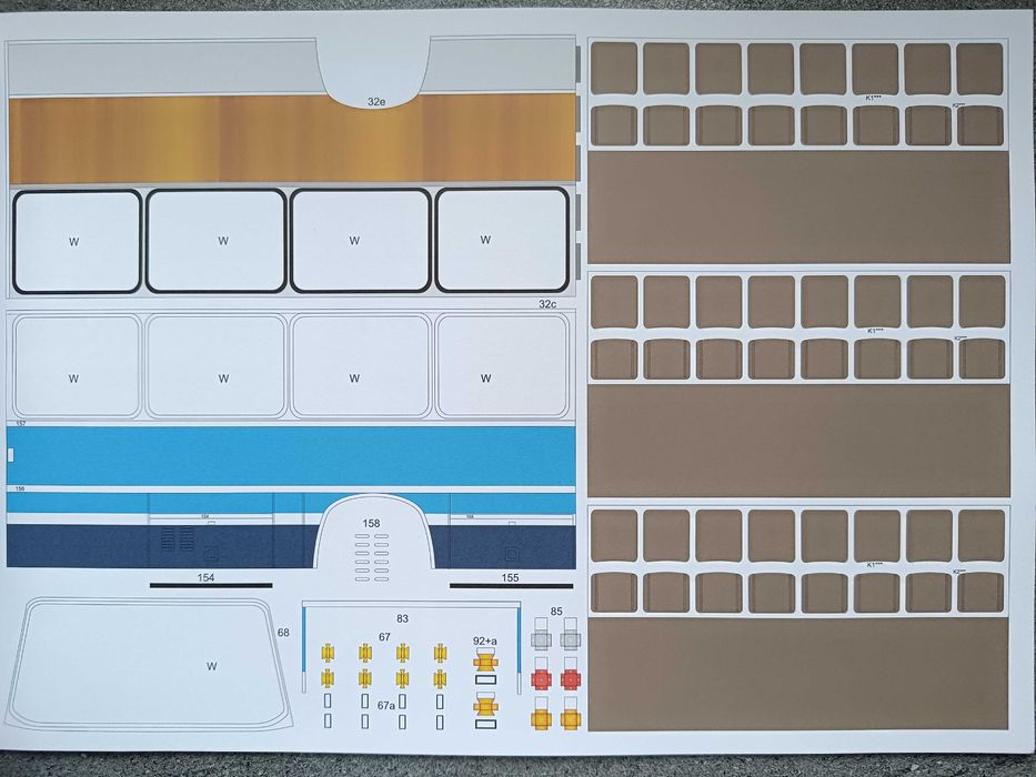 Model kartonowy Angraf 271: Autobus IKARUS 280