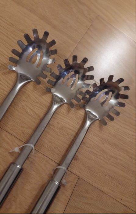 Escorredor  ou colher massa inox