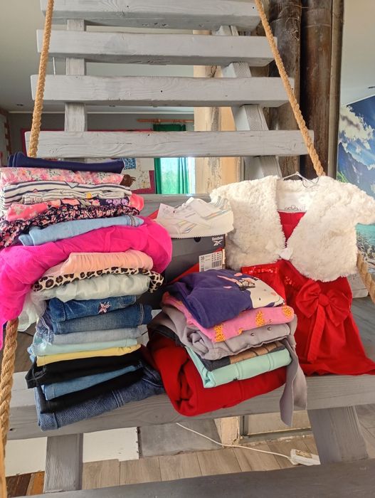 Mega paka ubrań dla dziewczynki 110-134