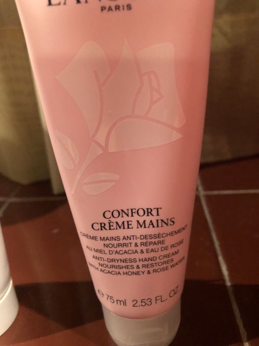 Zmywacz do twarzy i krem do rąk Lancome