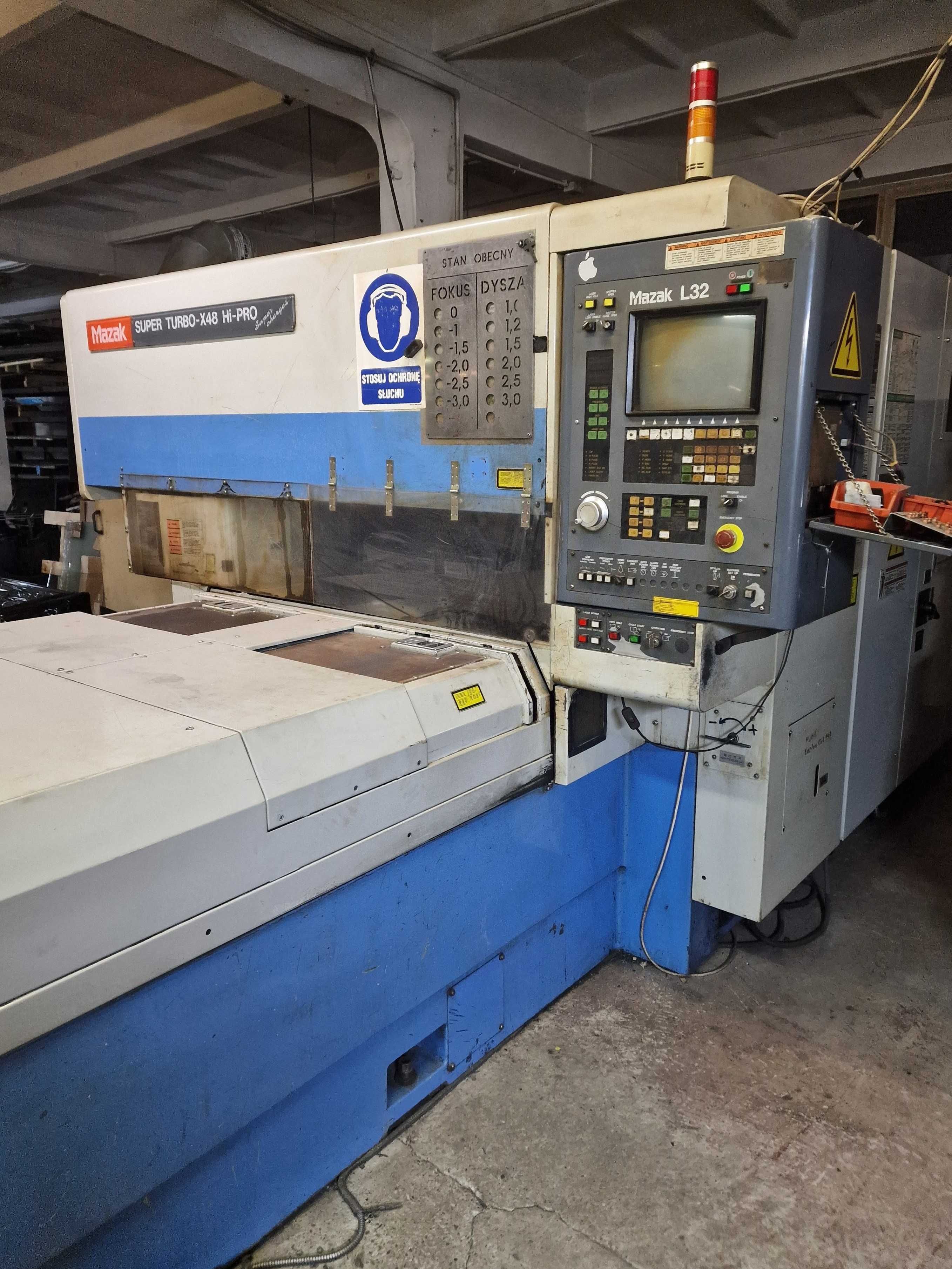 Wycinarka laser używana MAZAK SUPER TURBO X48 HI-PRO