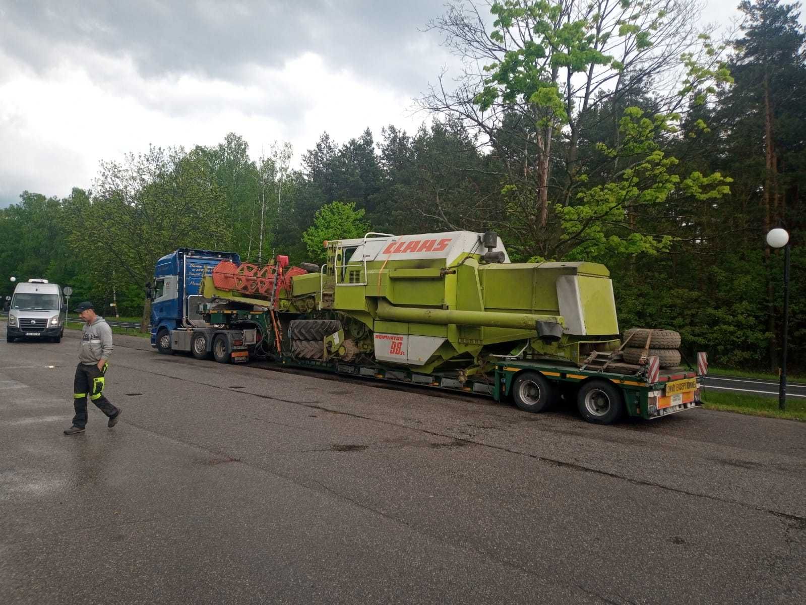 Transport kombajnów, maszyn rolniczych