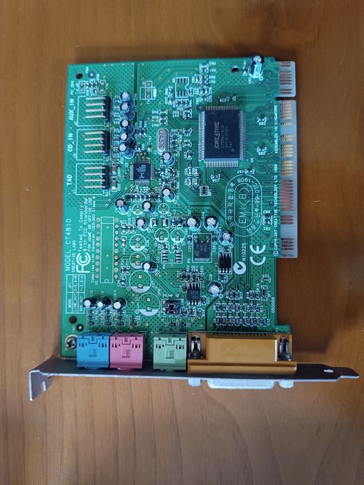 Placa de som Creative CT4810