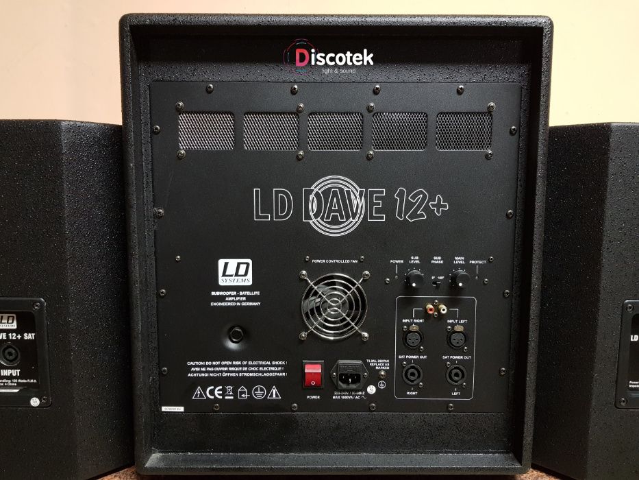 Aktywny LD Systems DAVE 12+ | 2h pracy | I wersja | (RCF, QSC, FBT