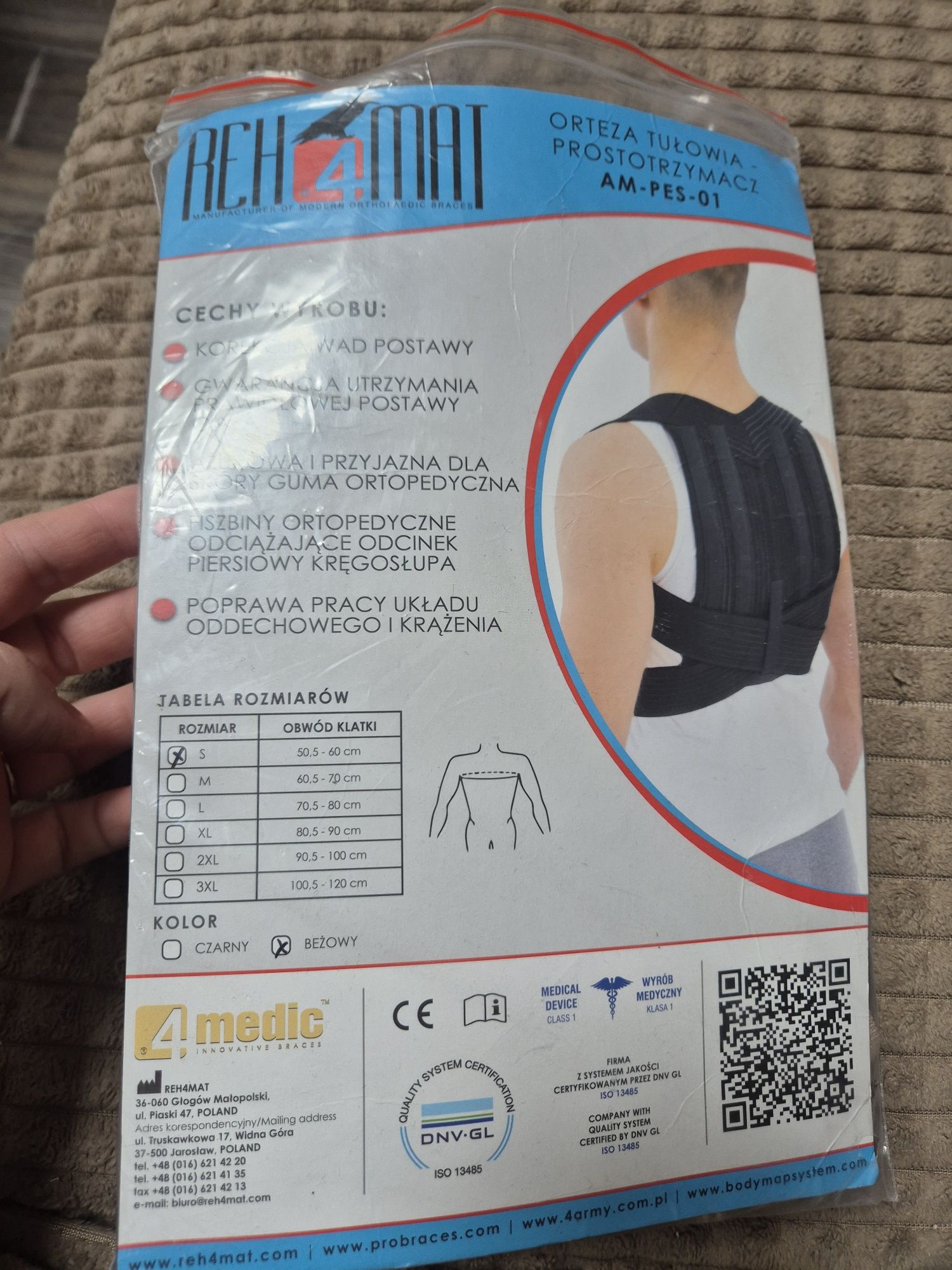 Orteza tulowia s reh4mat medic rehabilitacja prostotrzymacz