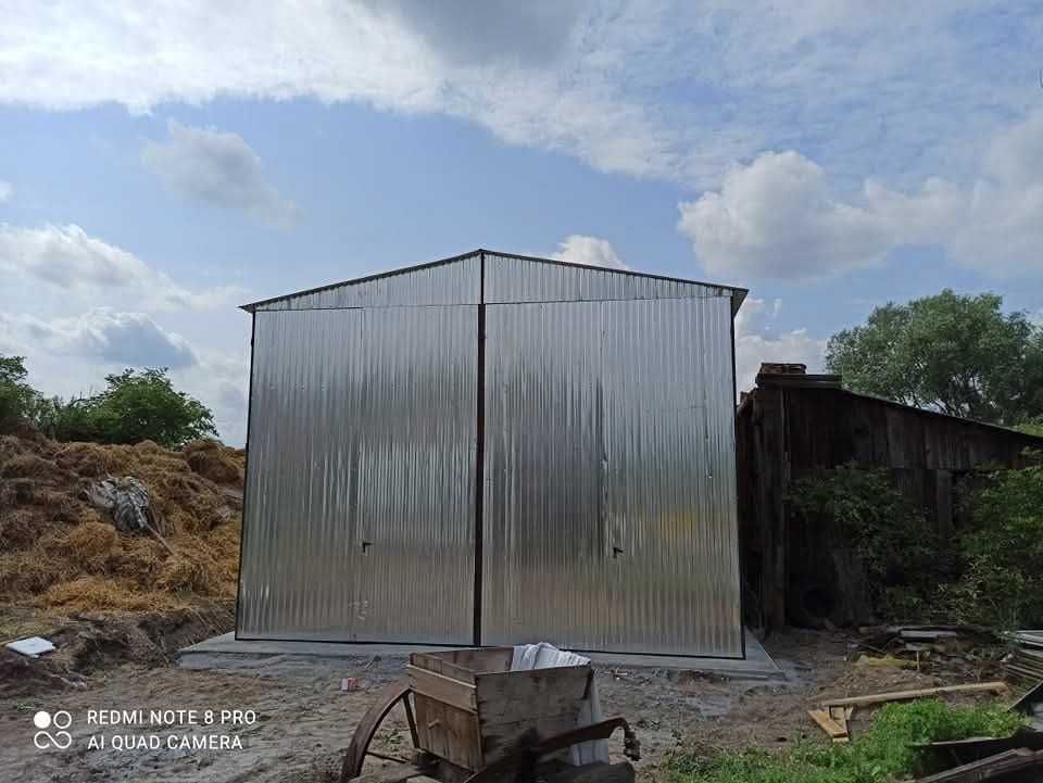 Garaż blaszak 6x5,8 Magazyn Producent Garaż blaszany 6x6 5x7 6x8 7x7