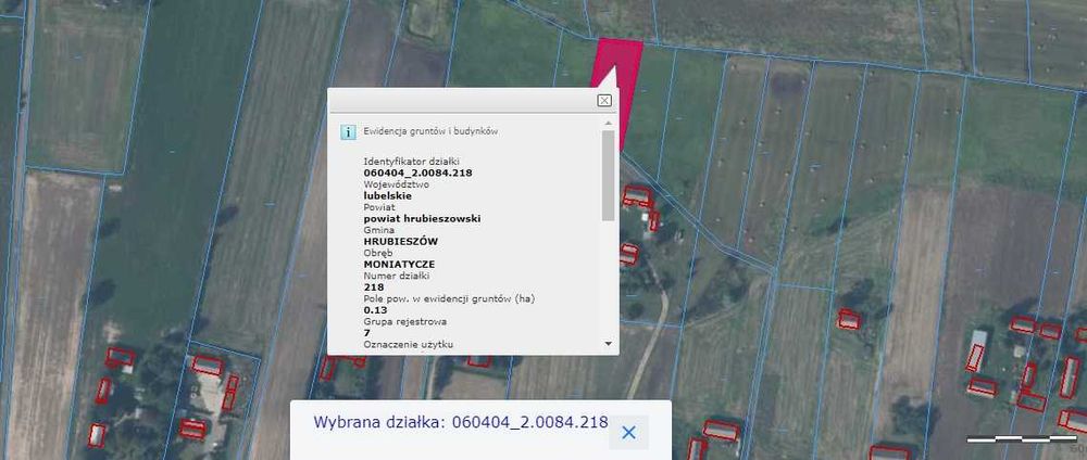 Gospodarstwo rolne 5,47ha Dom Budynki Siedlisko Pole uprawne Działki