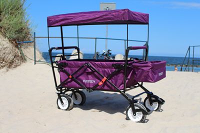 Wózek składany plażowy transportowy dla dzieci CT350 Promocja kolory
