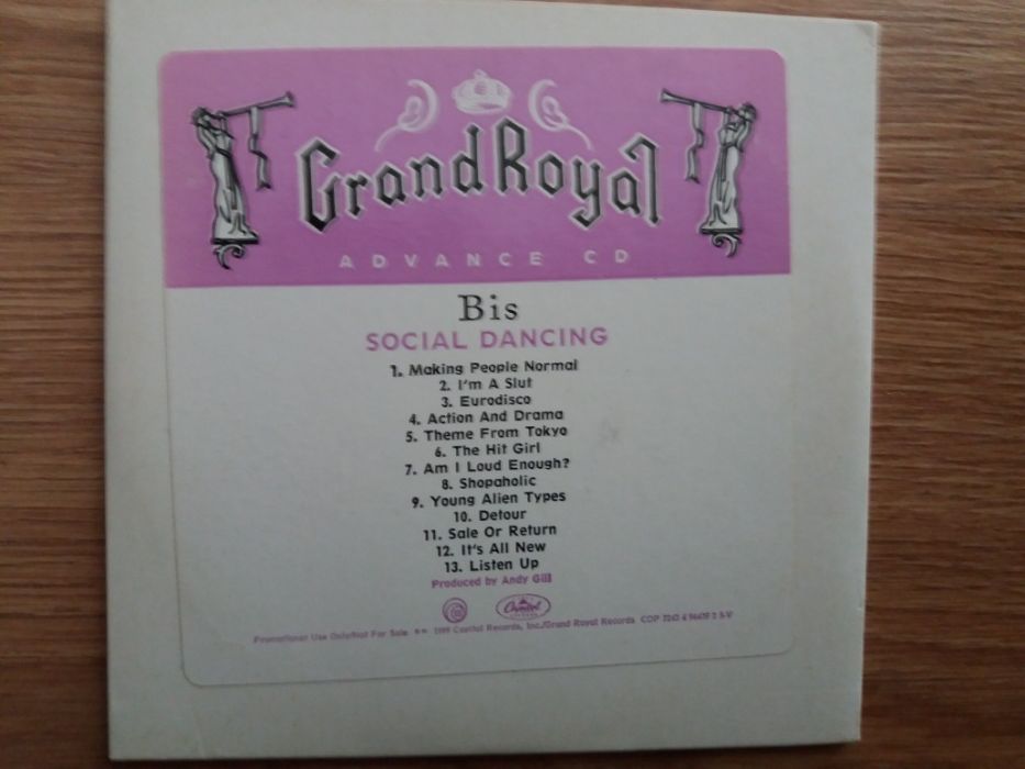 CD Original Antigo Grand Royal Bis ‎– Social Dancing
