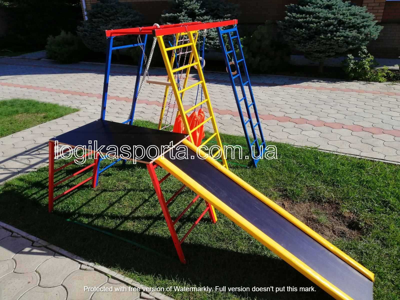 Універсальний ігровий комплекс, дитячий майданчик, гірка, гойдалка
