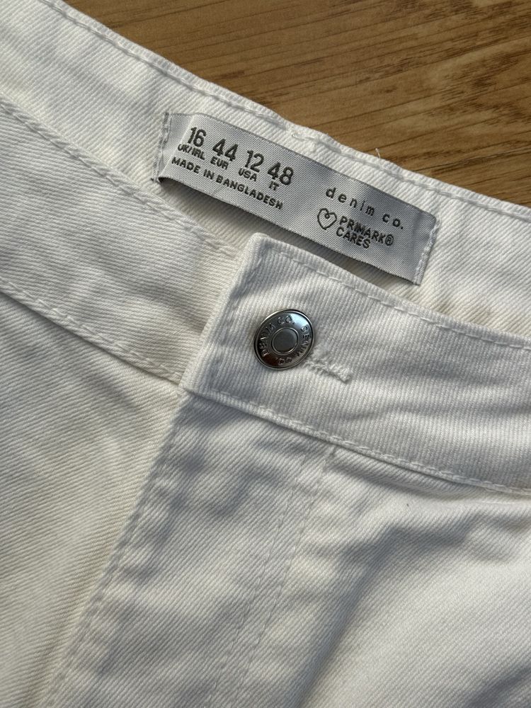 Шорти білі джинсові xxl