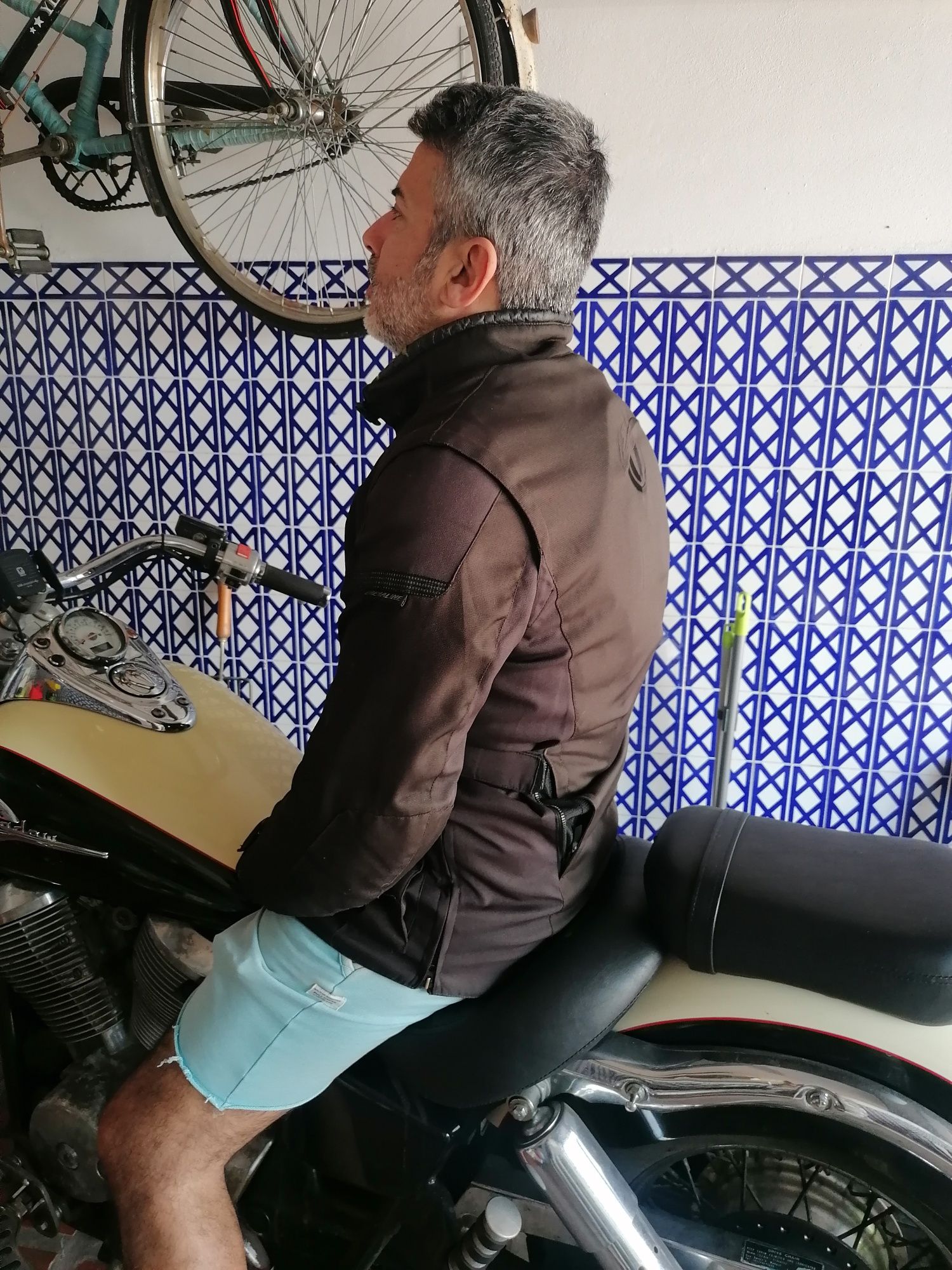 Blusao mota/casaco motard