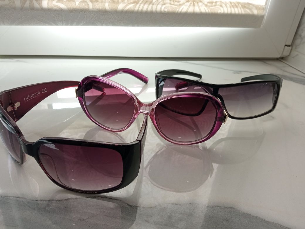 Женские солнцезащитные очки 3 пары