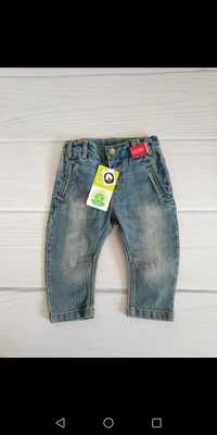 NOWE Spodnie jeansowe dla chłopca Topomini mini rozm. 74