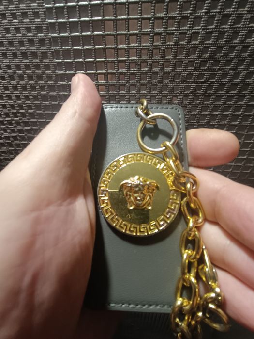 Versace аксессуар,адресница на сумку,чемодан