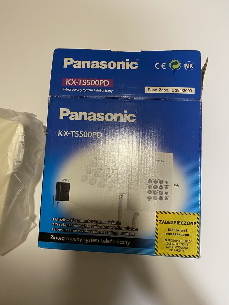 Nowy telefon stacjonarny panasonic