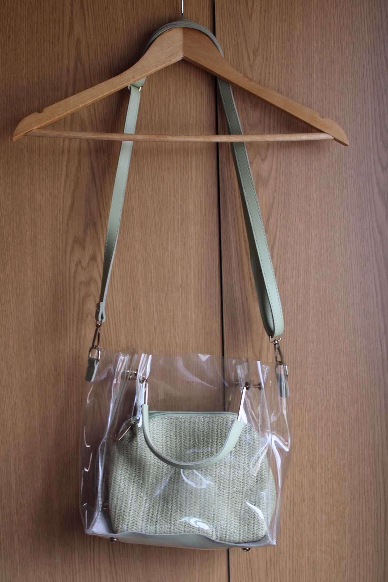 Mala Verde Transparente