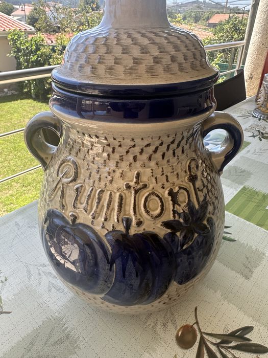 Pote de Rum Alemão em Ceramica Scheurich-Keramik