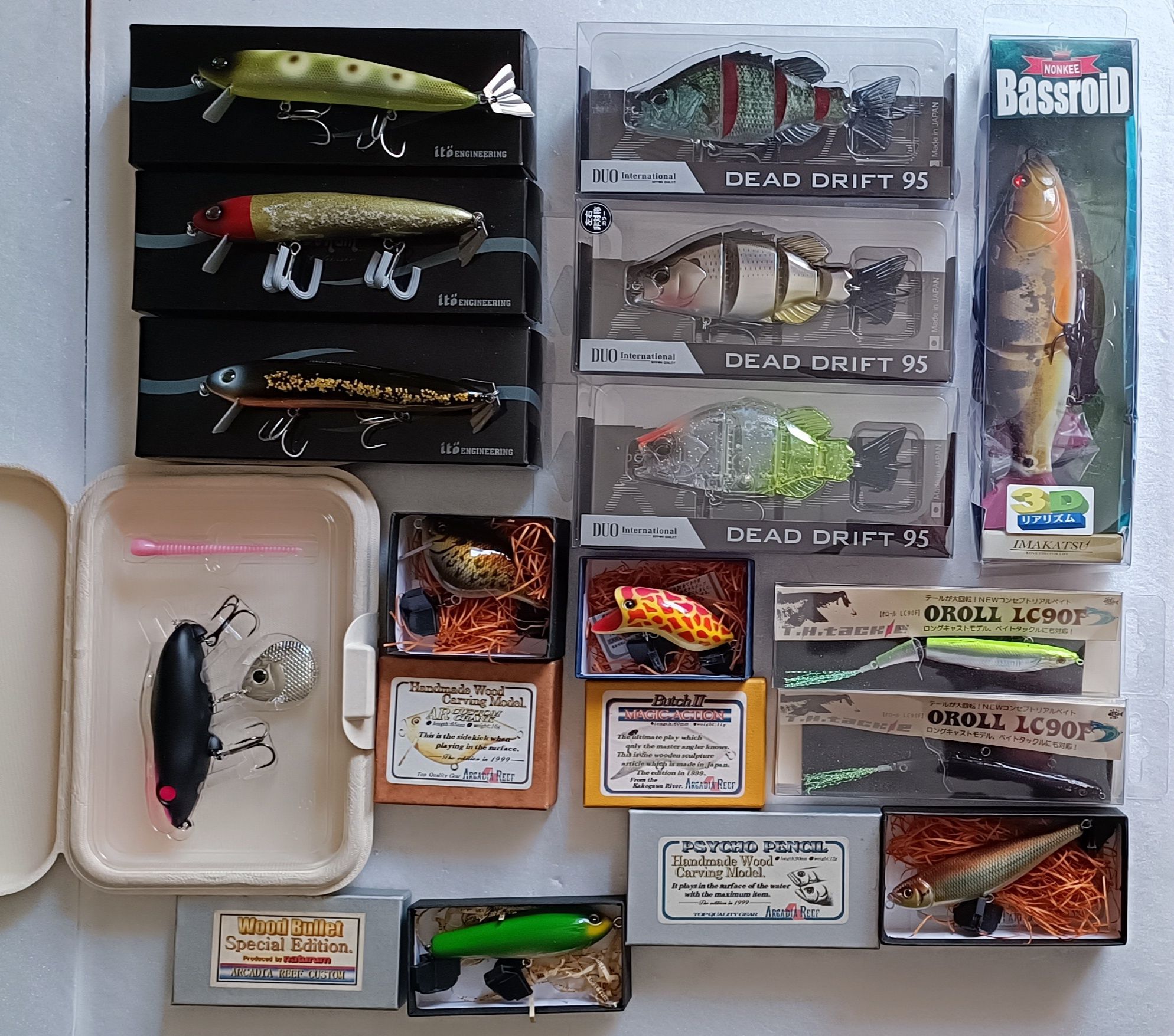 Воблери Nories , DUO, Megabass, Jackall, OSP, Tiemco, Shimano -