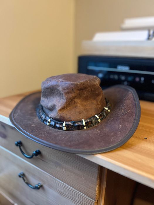 Kapelusz oryginalny australijski z kangura