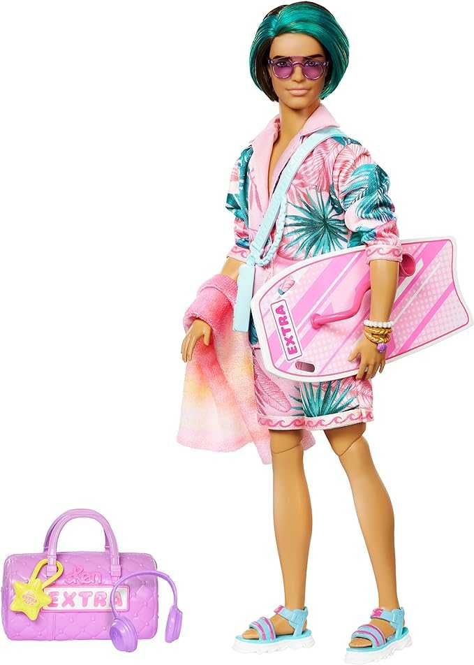 Лялька Barbie Extra Fly Ken Travel Кен Подорож Відпочинок на пляжі