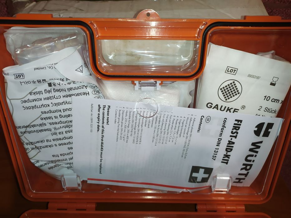 Аптечка первой помощи Wurth Din 13157