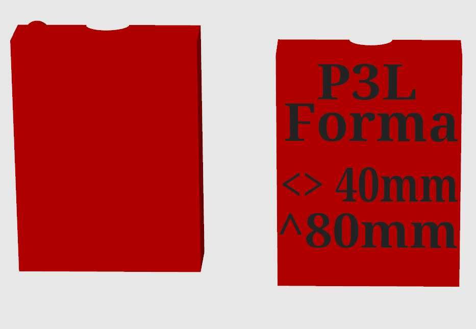 Formy do świeczek 3D – wymiar 80x40 mm | Możliwość personalizacji |