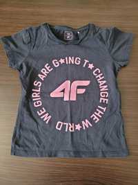 4F t-shirty rozm. 128 dwupak dziewczynka