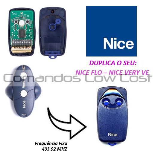 Comando Original NICE FLO 2, NOVO