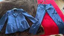 Conjunto Fato Azul- praticamente novo!