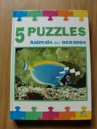 Animais dos Oceanos - 5 Puzzles