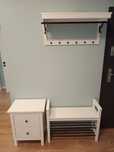 Zestaw mebli do przedpokoju IKEA Tjusig Hemnes