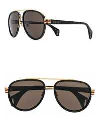 Солнцезащитные очки-авиаторы Gucci GG0447S 002 56-18-145