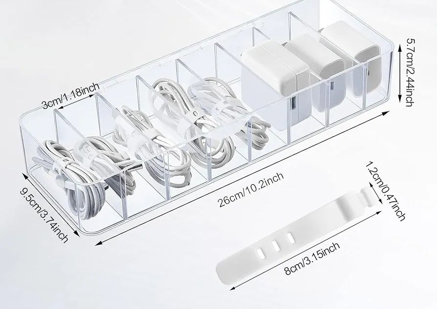 Organizer na kable plus opaski