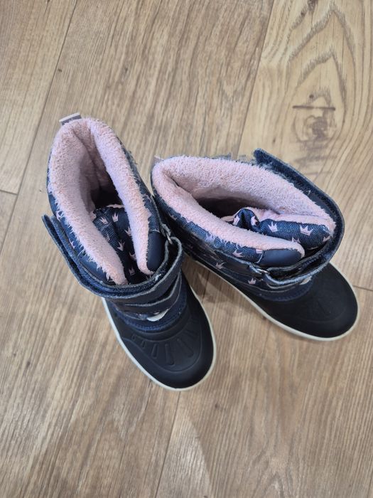 Kozaki zimowe dziewczęce r.28