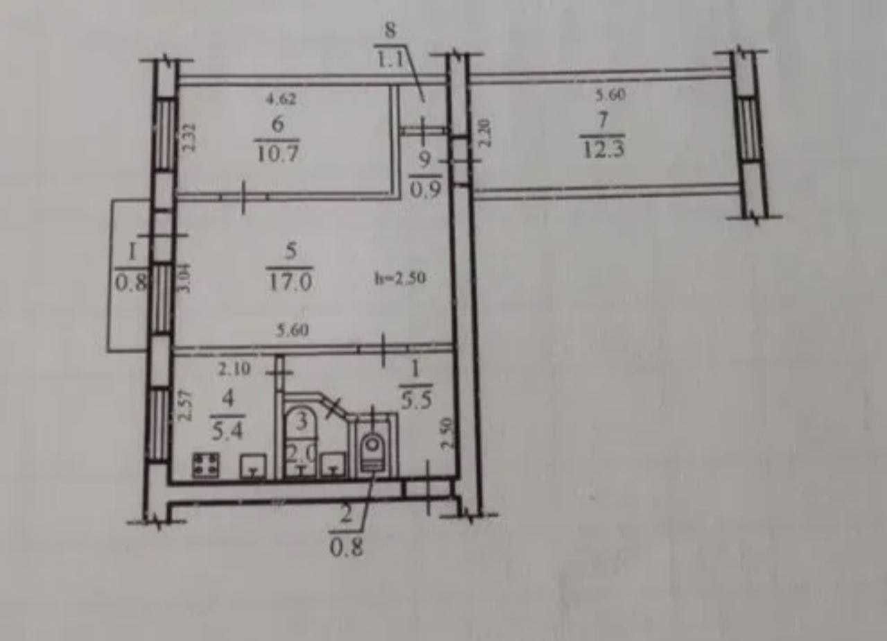 Продам 3к квартиру по адресу просп. Александра Поля, 127, верх Кирова!